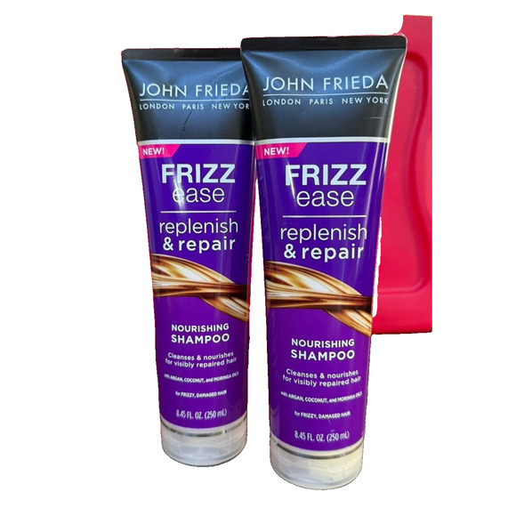 John Frieda Frizz Ease Replenish & Repair Shampoo 8.45oz Pack of 2 - New - Picture 1 of 2